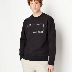 ARMANI EXCHANGE – Felpa Girocollo in Jersey Misto Cotone