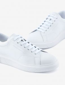 ARMANI EXCHANGE – Scarpe Uomo Sneakers in Action Leather Bianco