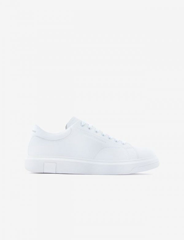 ARMANI EXCHANGE – Scarpe Uomo Sneakers in Action Leather Bianco