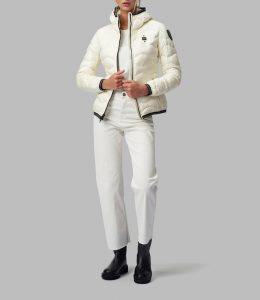 BLAUER – PIUMINO Donna AD ONDE CON CAPPUCCIO GEORGIA BIANCO