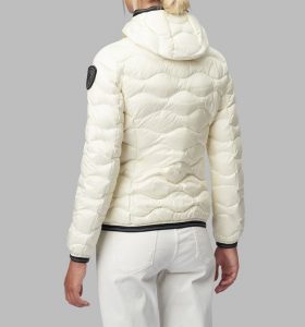 BLAUER – PIUMINO Donna AD ONDE CON CAPPUCCIO GEORGIA BIANCO