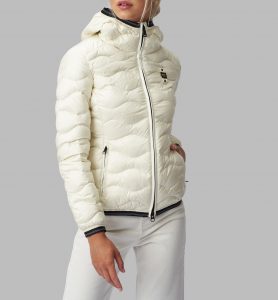 BLAUER – PIUMINO Donna AD ONDE CON CAPPUCCIO GEORGIA BIANCO