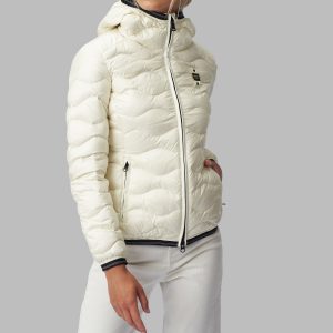 BLAUER – PIUMINO Donna AD ONDE CON CAPPUCCIO GEORGIA BIANCO