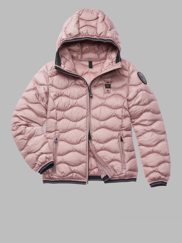 BLAUER – PIUMINO Donna AD ONDE CON CAPPUCCIO GEORGIA ROSA CAMEO SCURO