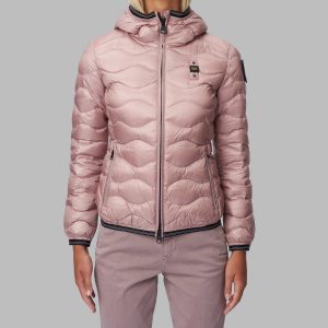 BLAUER – PIUMINO Donna AD ONDE CON CAPPUCCIO GEORGIA ROSA CAMEO SCURO