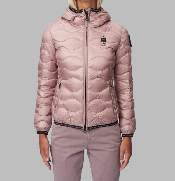 BLAUER – PIUMINO Donna AD ONDE CON CAPPUCCIO GEORGIA ROSA CAMEO SCURO