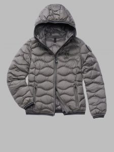 BLAUER – PIUMINO Donna AD ONDE CON CAPPUCCIO GEORGIA GRIGIO FERRO