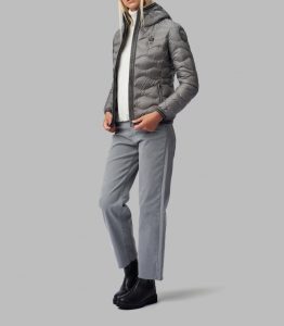 BLAUER – PIUMINO Donna AD ONDE CON CAPPUCCIO GEORGIA GRIGIO FERRO