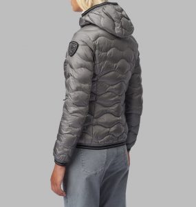 BLAUER – PIUMINO Donna AD ONDE CON CAPPUCCIO GEORGIA GRIGIO FERRO