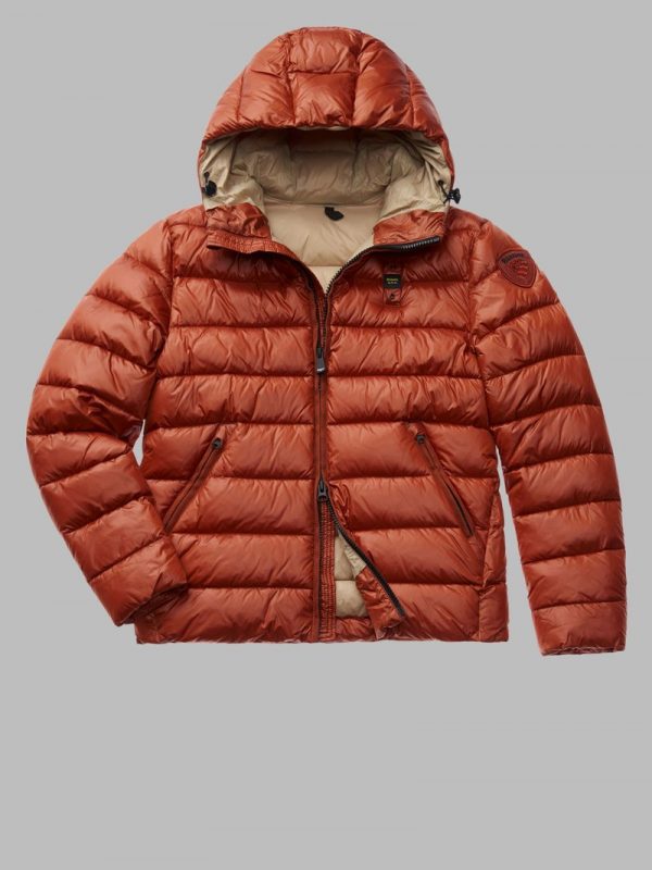 BLAUER – VIRGIL ECO PIUMINO Uomo IN NYLON RUGGINE