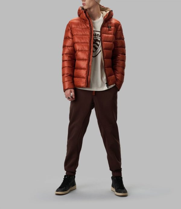 BLAUER – VIRGIL ECO PIUMINO Uomo IN NYLON RUGGINE