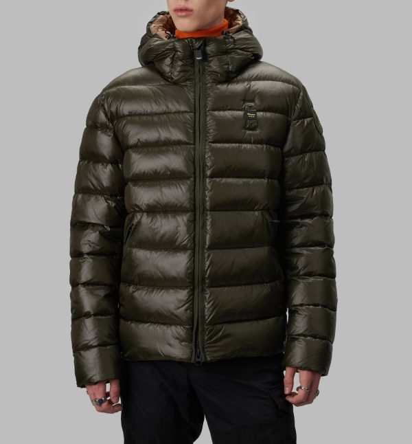 BLAUER – VIRGIL ECO PIUMINO Uomo IN NYLON VERDE