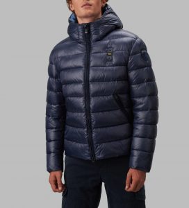 BLAUER – VIRGIL ECO PIUMINO Uomo IN NYLON BLU