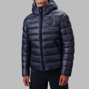 BLAUER – VIRGIL ECO PIUMINO Uomo IN NYLON BLU