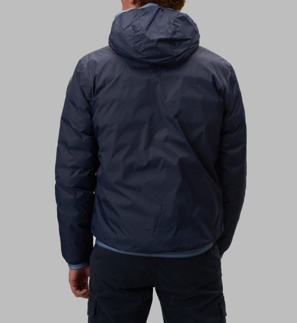 BLAUER – PIUMINO Uomo REVERSIBILE IMBOTTITURA ECO LENNON BLU
