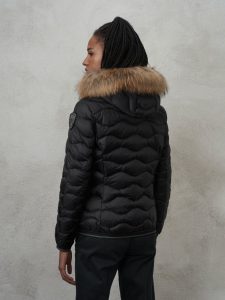 BLAUER – Piumino Corto Imbottito Piuma Aldie Nero