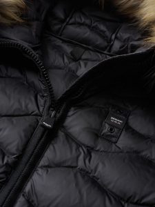BLAUER – Piumino Corto Imbottito Piuma Aldie Nero
