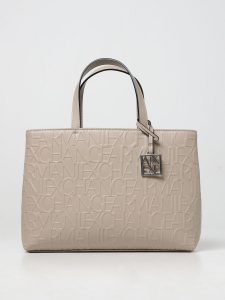 ARMANI EXCHANGE – Borsa Donna Shopper Media con Doppi Manici e Tracolla Noise