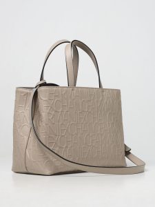 ARMANI EXCHANGE – Borsa Donna Shopper Media con Doppi Manici e Tracolla Noise