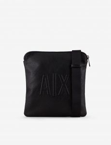 ARMANI EXCHANGE – Borsa a Tracolla Uomo in Pelle Nero
