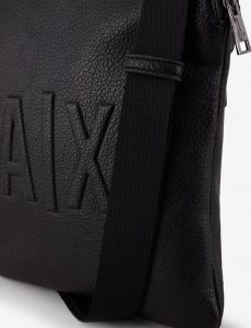 ARMANI EXCHANGE – Borsa a Tracolla Uomo in Pelle Nero