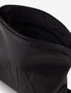 ARMANI EXCHANGE – Borsa a Tracolla Uomo in Pelle Nero