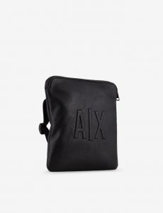 ARMANI EXCHANGE – Borsa a Tracolla Uomo in Pelle Nero