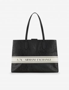 ARMANI EXCHANGE – Borsa Donna Tote bag in Tela con Doppi Manici