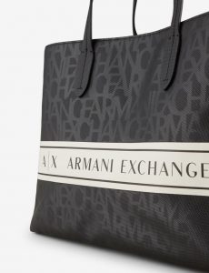 ARMANI EXCHANGE – Borsa Donna Tote bag in Tela con Doppi Manici