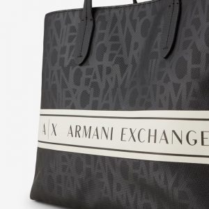 ARMANI EXCHANGE – Borsa Donna Tote bag in Tela con Doppi Manici