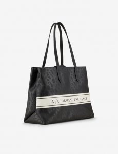 ARMANI EXCHANGE – Borsa Donna Tote bag in Tela con Doppi Manici