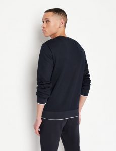 ARMANI EXCHANGE – Felpa con Maxi-Logo Tondo