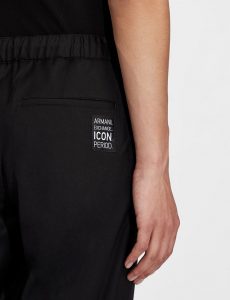Armani Exchange – Pantaloni in misto viscosa