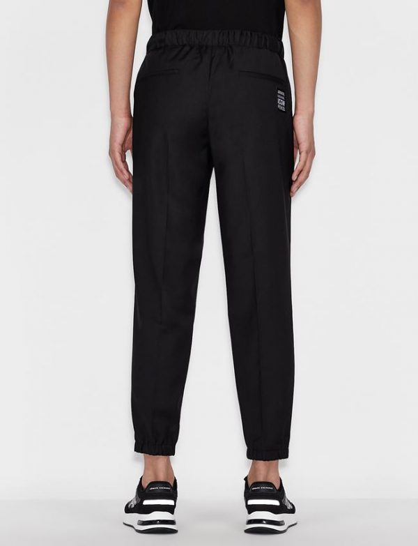 Armani Exchange – Pantaloni in misto viscosa