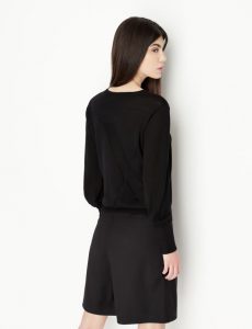 ARMANI EXCHANGE – Maglione Donna Girocollo in Lana Merino