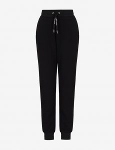 ARMANI EXCHANGE – Pantaloni Donna Sportivi in Misto Viscosa Nero