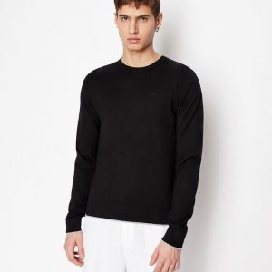 ARMANI EXCHANGE – Maglione Uomo Girocollo in Cachemire e Cotone