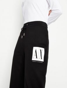 Armani Exchange – Pantaloni sportivi in felpa di cotone