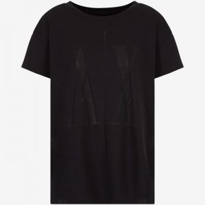 Armani Exchange – T-shirt regular fit con macro-logo
