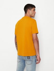 Armani Exchange – T-shirt con logo Ocra
