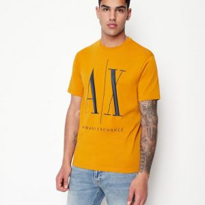 Armani Exchange – T-shirt con logo Ocra