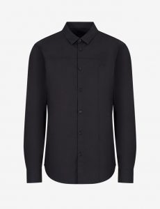 Armani Exchange – Camicia in popeline di cotone