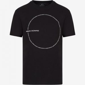 Armani Exchange – T-shirt slim fit in jersey di cotone organico