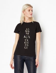 Armani Exchange – T-shirt regular fit in cotone organico