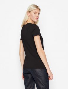 Armani Exchange – T-shirt regular fit in cotone organico