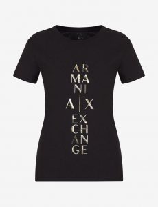 Armani Exchange – T-shirt regular fit in cotone organico