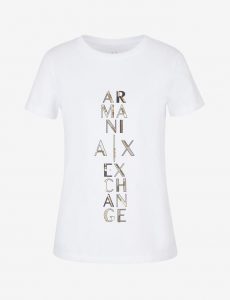 Armani Exchange – T-shirt regular fit in cotone organico