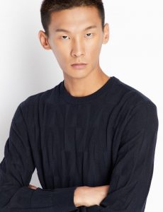 ARMANI EXCHANGE – Maglia Uomo Girocollo Texured