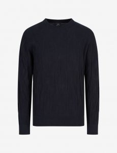 ARMANI EXCHANGE – Maglia Uomo Girocollo Texured