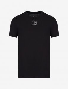 Armani Exchange – T-shirt slim fit in jersey di cotone pima